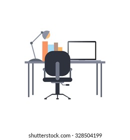 Study Work Desk Stock Illustration 531718768 | Shutterstock