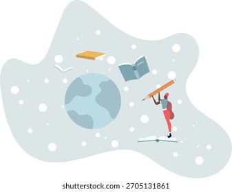 Estudar no exterior e viajar para aprender língua estrangeira. Estudante internacional com diploma de educação global e experiência mundial.. vida e emprego de pessoas.