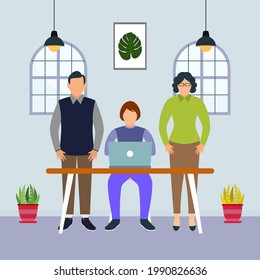 Studying activities at home vector design illustration 15