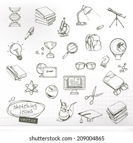 Student Icon Sketch Stock Vectors, Images & Vector Art | Shutterstock