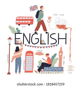 Studying English language and culture, travel to England