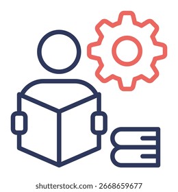 Studying Icon Element For Design And Vector