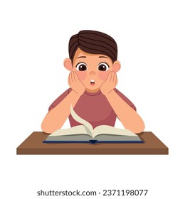 estudiando al hombre con el libro aislado