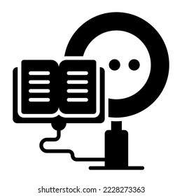 Studium, Suche, Moderne Konzepte flaches Design, hochwertiges Vektorgrafik-Konzept. Vektorsymbol.