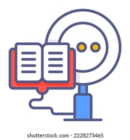 Studying, searching, Modern concepts flat design, Premium quality vector illustration concept. Vector symbol.