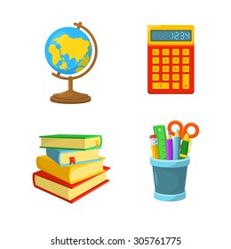 Studying symbols. Stuff for various classes. Education design elements. 