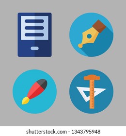 studying vector icon set