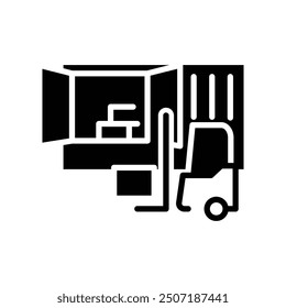 stuff container solid icon vector design good for web or mobile app