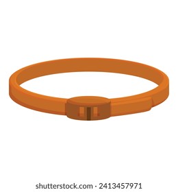 Stuff flea collar icon cartoon vector. Fur breed surgery. Medical health