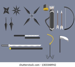 Stuff that ninja likely to used.
