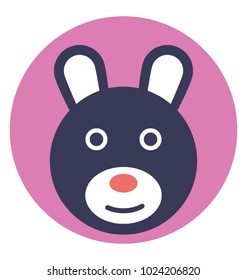 A stuff toy flat icon design