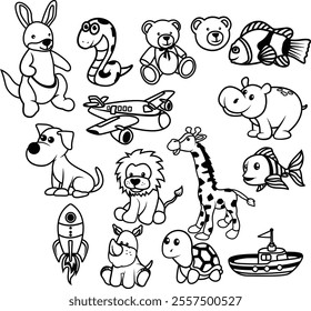 Stuff Toys and Animals Bundle