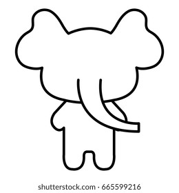 Stuffed animal elephant