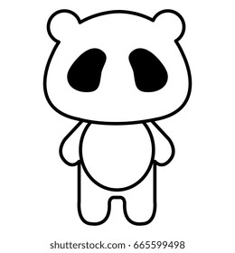 Stuffed animal panda