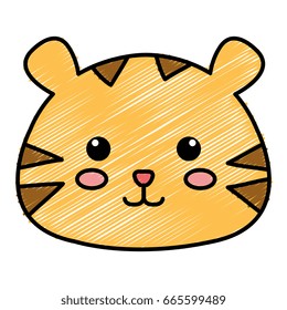 Stuffed animal tiger