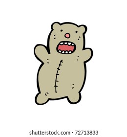 stuffed bear toy cartoon