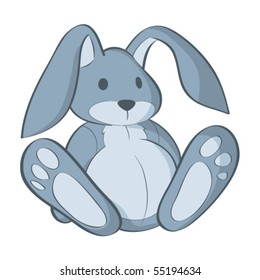 stuffed bunny cartoon