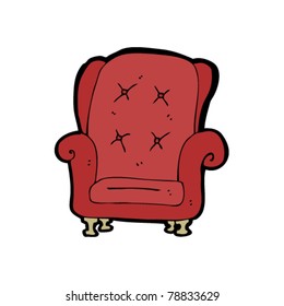 stuffed chair cartoon