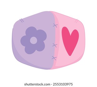 stuffed cube toy icon isolated