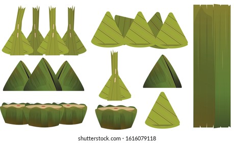 Stuffed Dough Pyramid Dessert is a pyramid dash shaped Chinese dessert that is used in Chinese festival such as Sart-Jeen Day and Chinese New Year.
