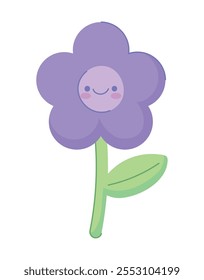 stuffed flower toy icon isolated