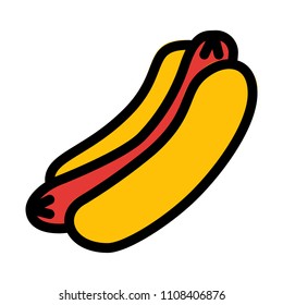 Stuffed Hot Dog
