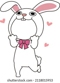 Stuffed Oriental Rabbit.
Snap a picture of your face into the photo frame.