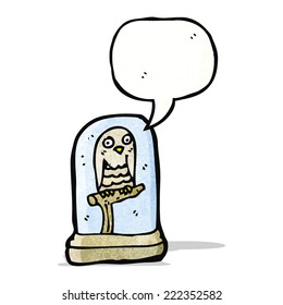 caricatura de búho relleno