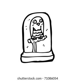 caricatura de búho relleno