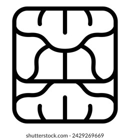 Stuffed vegetable dish icon outline vector. Traditional dolma food. Meat and rice filled leaves