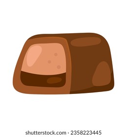 stuffing chocolate candies icon isolated vector