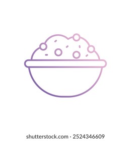 Stuffing icon isolated on a white background. Vector illustration.