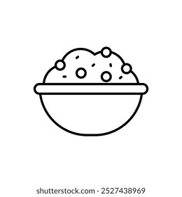 Stuffing icon isolated on a white background. Vector illustration.