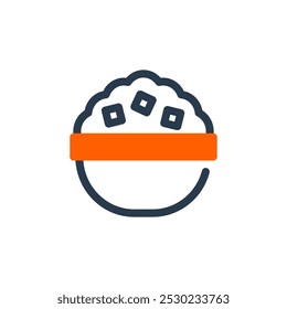 Stuffing for Thanksgiving Day Purpose Vector Icon
