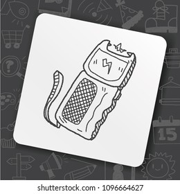 stun gun doodle