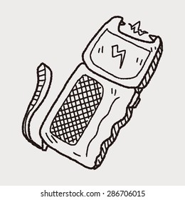 stun gun doodle