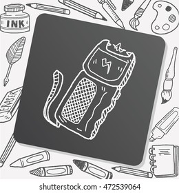 stun gun doodle