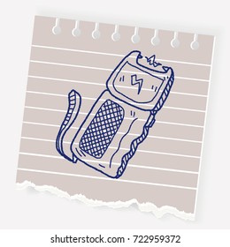stun gun doodle