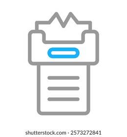 Stun gun icon. Concept of self defense, safety, and security.