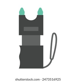 Stun Gun Vector Flat Icon Design