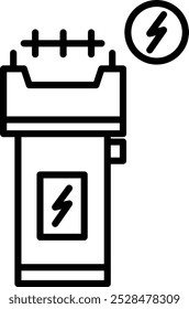 Icono de Ilustración vectorial de pistola paralizante