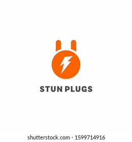 Stun Plugs Logo simple and modern