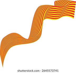 Incrível fundo de linha abstrata de onda 3D