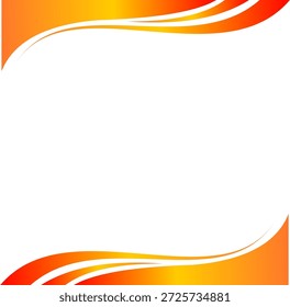 Impresionante fondo abstracto con vibrantes ondas naranjas y blancas, perfecto para agregar un toque dinámico a sus diseños, presentaciones o materiales de marketing.