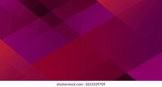 Impressionante e abstrato fundo geométrico vermelho brilhante. Ilustração vetorial Eps 10.