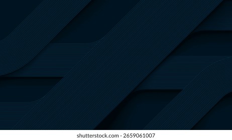 Stunning abstract navy background with dynamic lines for modern presentations and web design projects