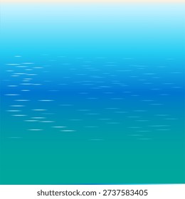 Stunning Abstract Ocean Wave Pattern in Soft Blue and Green Watercolor Shades, Ideal for Use as a Background in Coastal, Sea-Inspired, and Ocean-Themed Graphic Designs