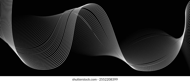 Una impresionante mezcla de tonos blancos y negros crea una estética atemporal en este fondo abstracto