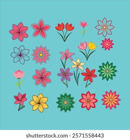 A stunning blooming flower vector illustration perfect for digital designs, prints, and decor. This elegant and versatile artwork adds a touch of beauty and charm to any creative project.