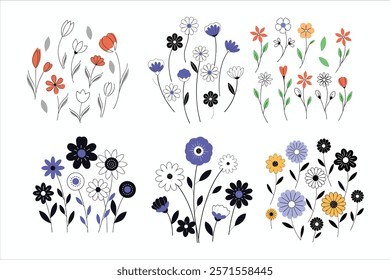 A stunning blooming flower vector illustration perfect for digital designs, prints, and decor. This elegant and versatile artwork adds a touch of beauty and charm to any creative project.